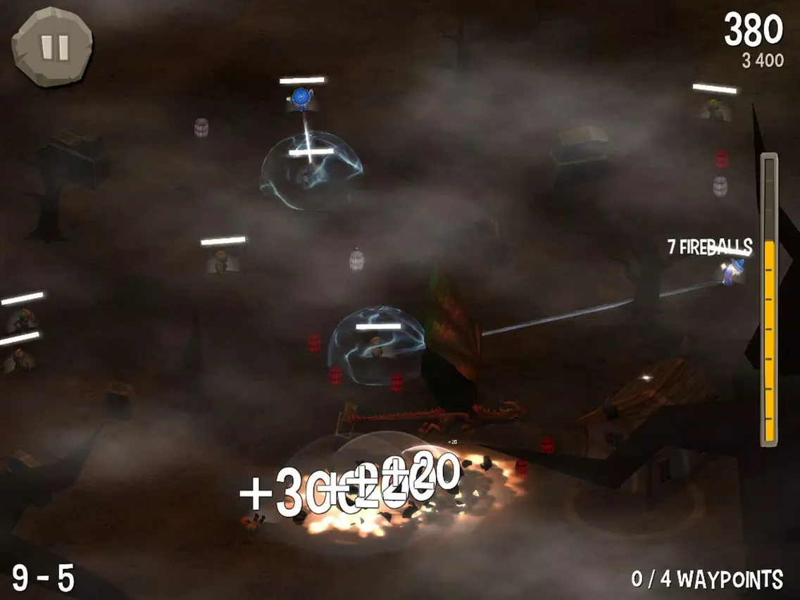 ภาพหน้าจอของ Path of Destruction: Dragons iPad 