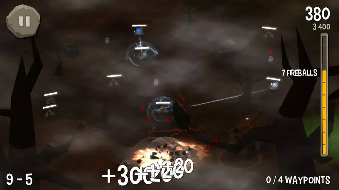 ภาพหน้าจอของ Path of Destruction: Dragons