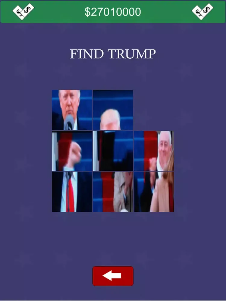Tangkapan skrin Trump or Stump iPad 