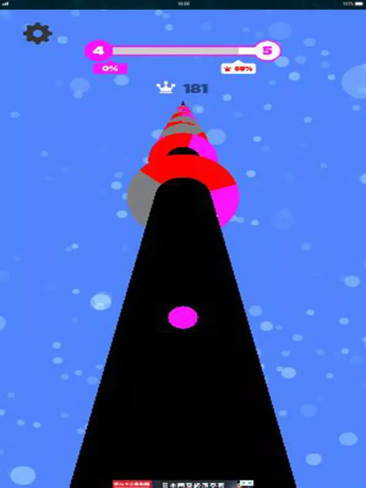Color Helix Ball Rush iPad  Screenshots