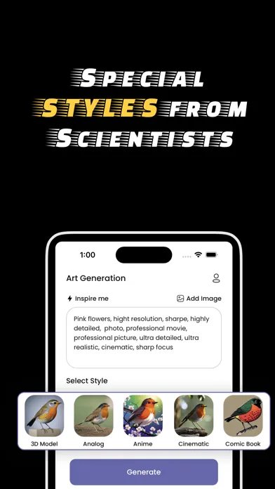 BobArt: AI Art Generation应用截图