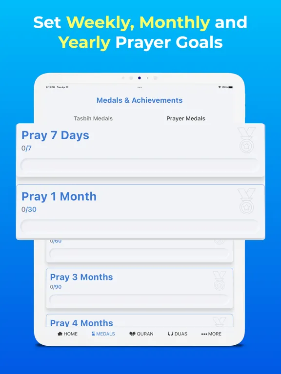 TasbihApp - Prayer Times Quran iPad  Ekran Görüntüleri