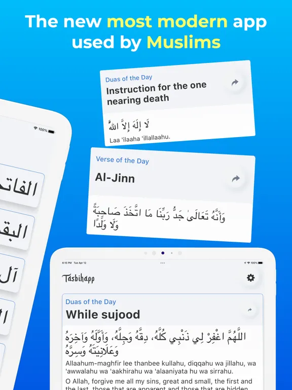 TasbihApp - Prayer Times Quran iPad  Ekran Görüntüleri