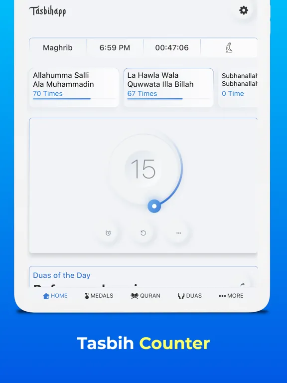 TasbihApp - Prayer Times Quran iPad  Ekran Görüntüleri