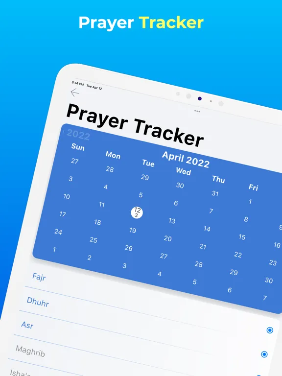 TasbihApp - Prayer Times Quran iPad  Ekran Görüntüleri