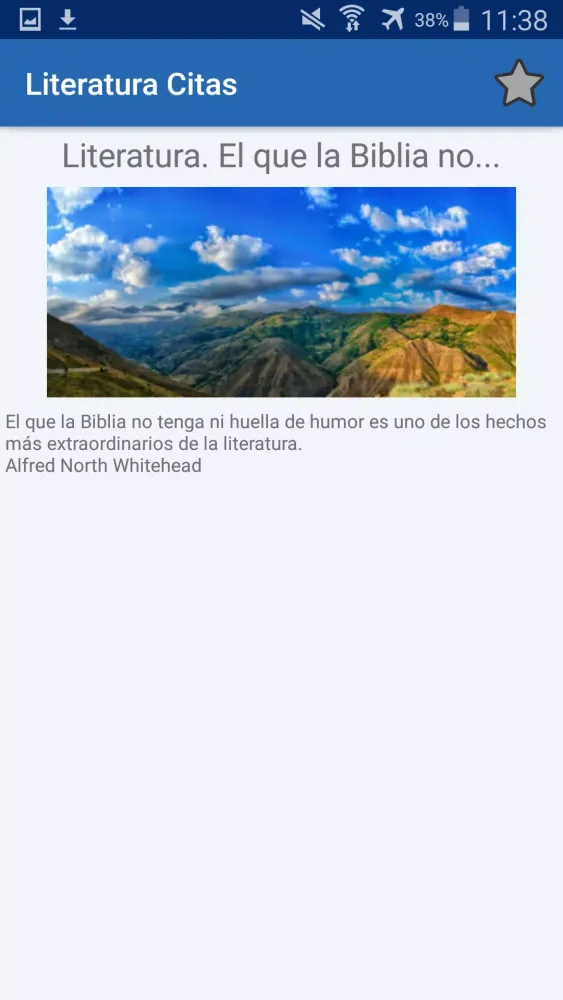 Capturas de pantalla de Literatura Citas