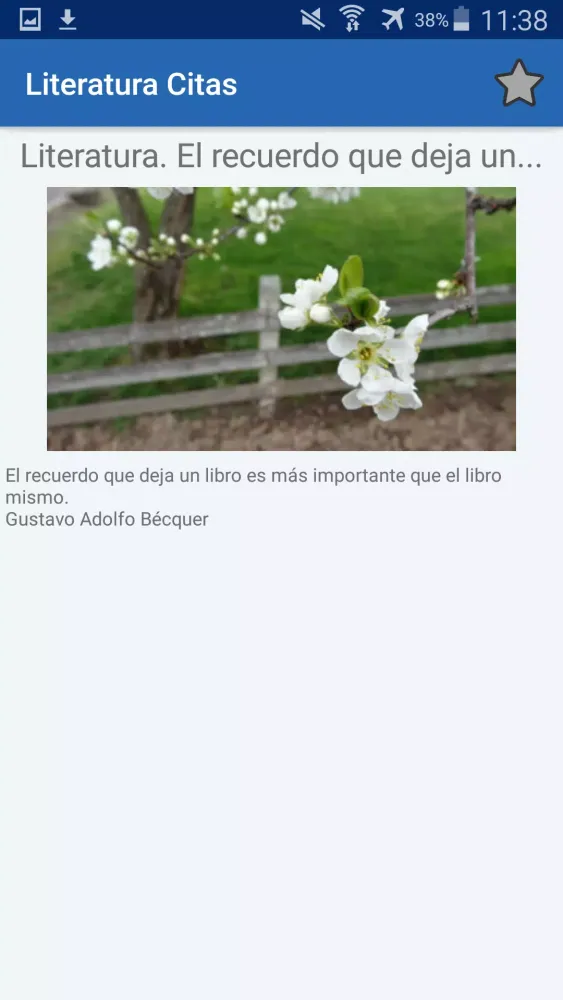 Capturas de pantalla de Literatura Citas