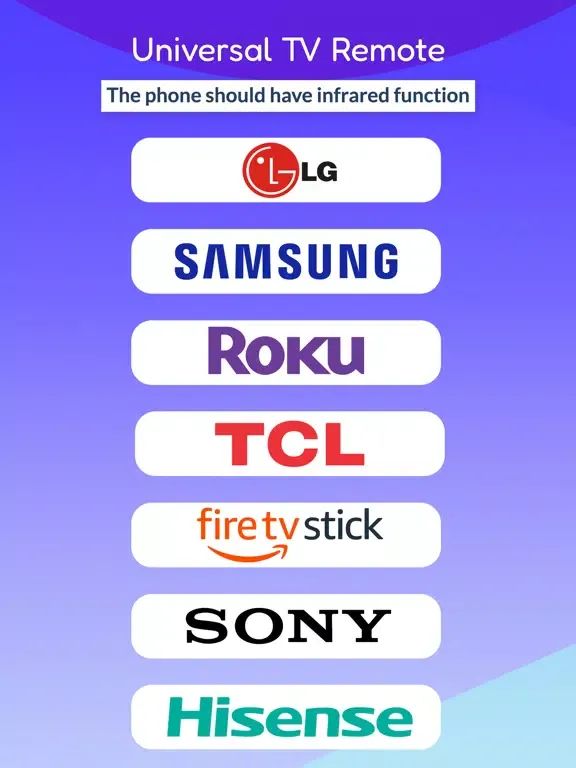Universal TVs Remote Control ® iPad  스크린샷
