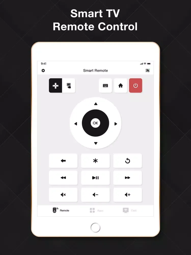 ภาพหน้าจอของ TV Remote - Screen controller iPad 