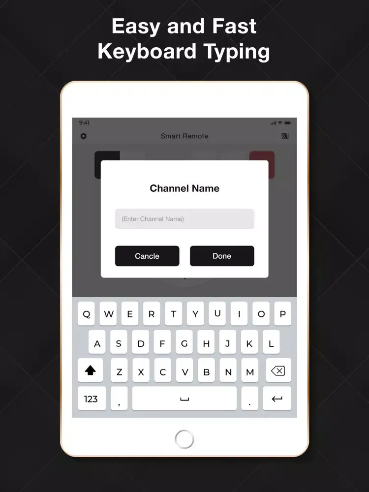 ภาพหน้าจอของ TV Remote - Screen controller iPad 