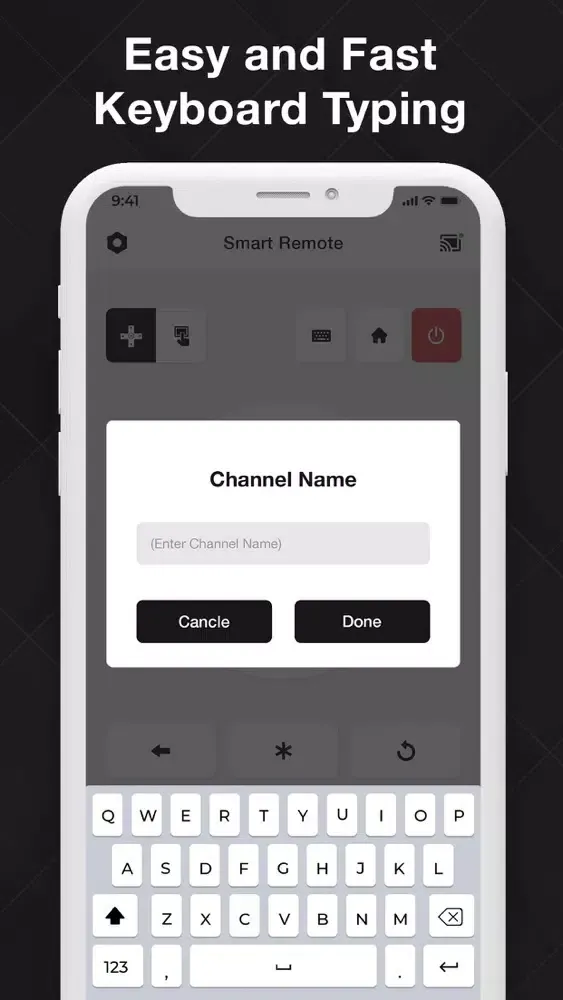 ภาพหน้าจอของ TV Remote - Screen controller