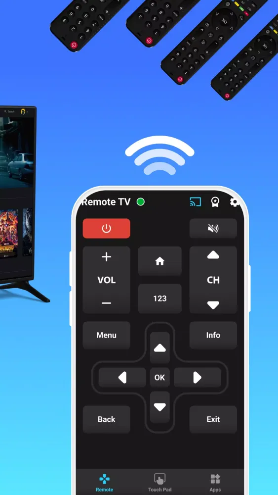Ảnh chụp màn hình của Universal TV Remote Control