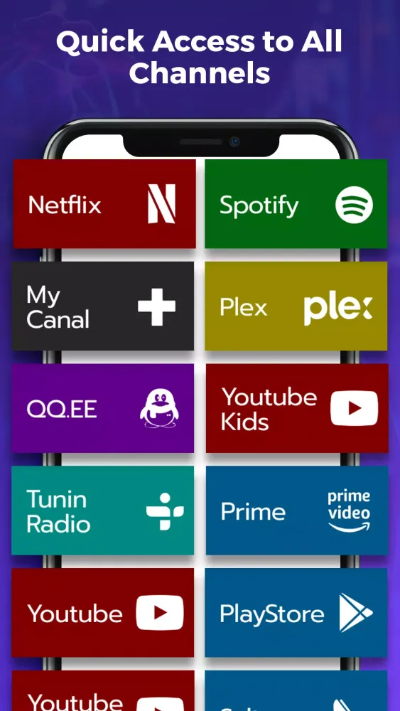 Zrzuty ekranu Universal TV Remote App