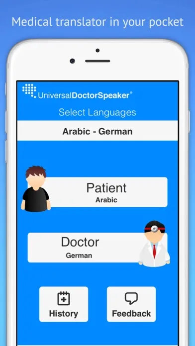 Universal Doctor Speaker: Medical Translator with Audios স্ক্রিনশট