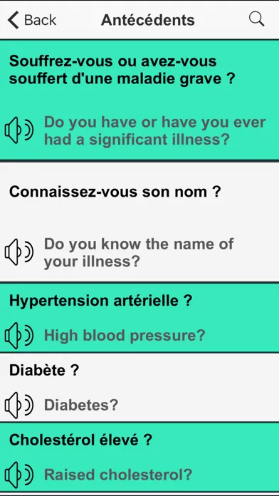 UniversalNurse Speaker: Translator for Nurses with Audio Ekran Görüntüleri