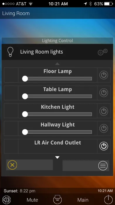 URC Mobile 2.0 Screenshots