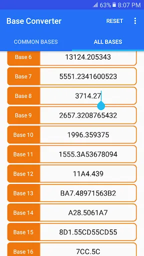 Base Converter スクリーンショット