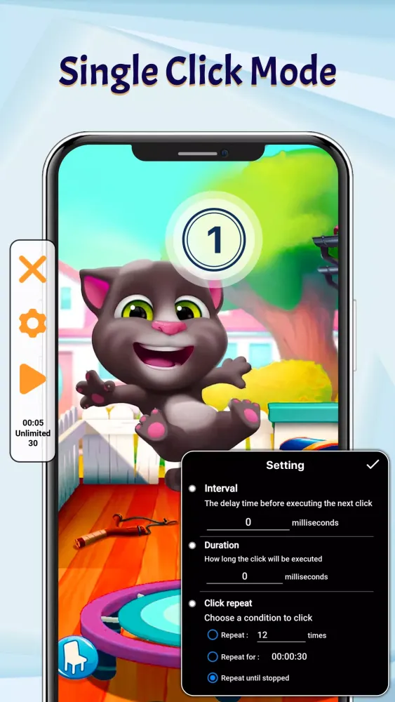 Tangkapan skrin Auto Click - Automatic Tapping