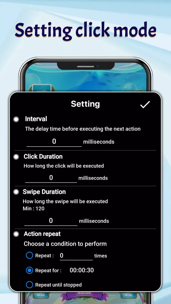 Tangkapan skrin Auto Click - Automatic Tapping