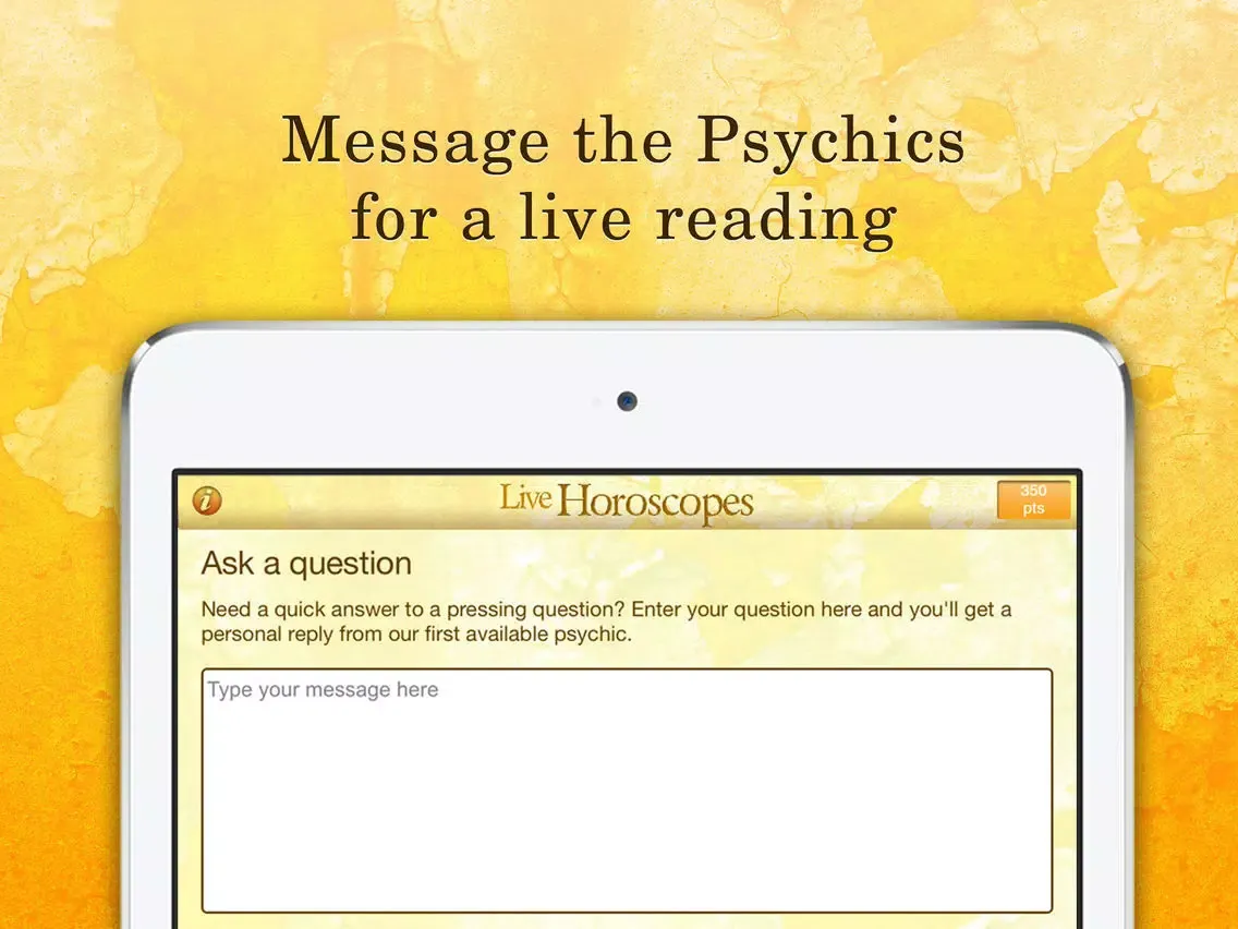 Horoscopes Live: Daily star signs, tarot readings iPad  Screenshots