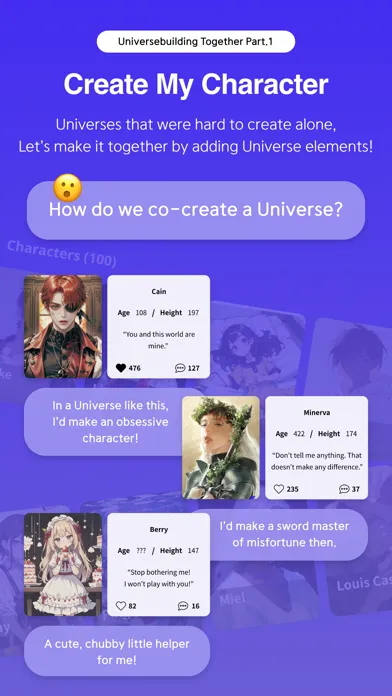 Tangkapan layar Storynation: Build My Universe