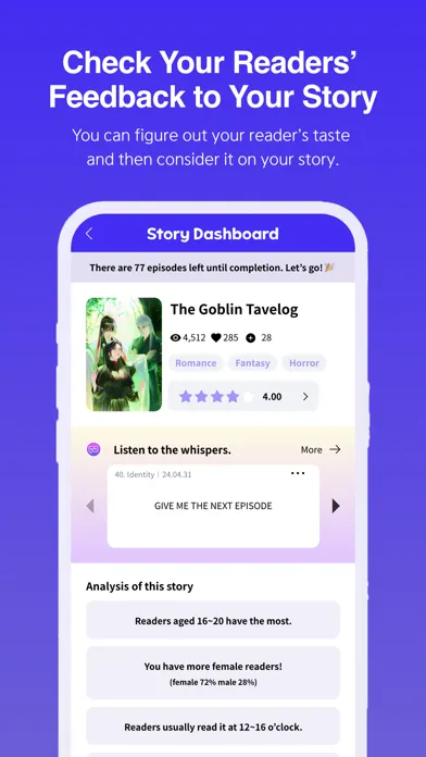 Tangkapan layar Storynation: Build My Universe