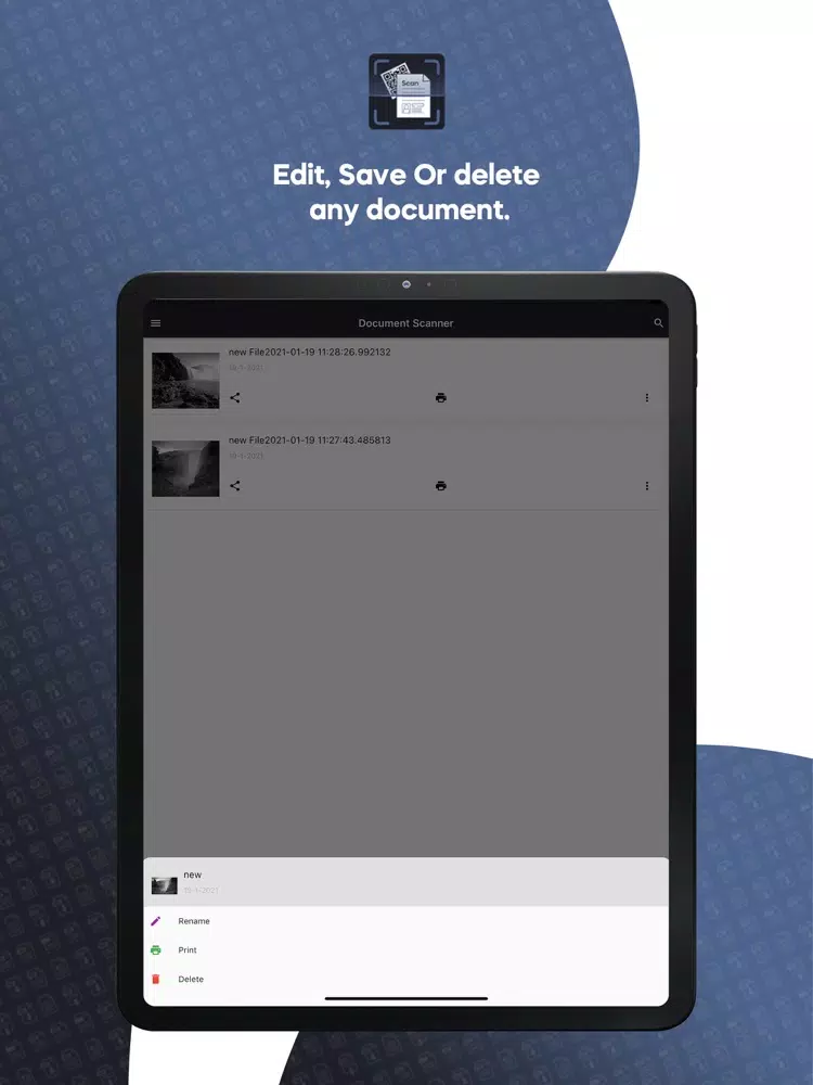 Tangkapan skrin Document Scan & PDF Creator iPad 