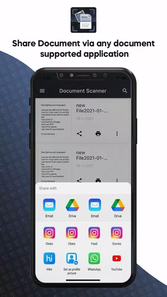 Tangkapan skrin Document Scan & PDF Creator