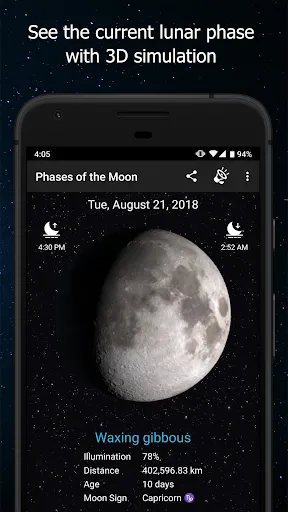 Tangkapan layar Phases of the Moon