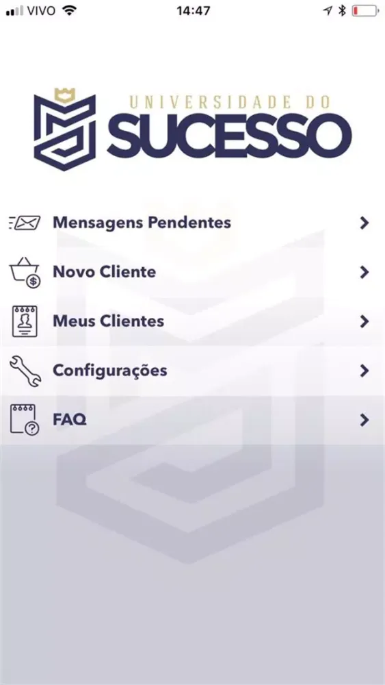 Ảnh chụp màn hình của Universidade do Sucesso