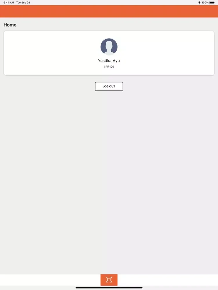 Tangkapan skrin Presensi UNJA iPad 