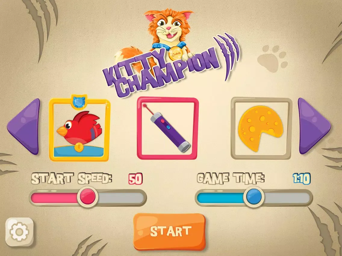 Ảnh chụp màn hình của Kitty Champion - Game for Cats iPad 