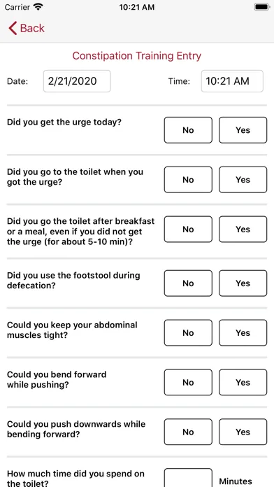 Ảnh chụp màn hình của Constipation Management
