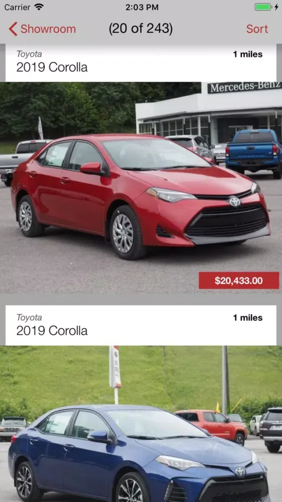 Capturas de pantalla de University Toyota DealerApp