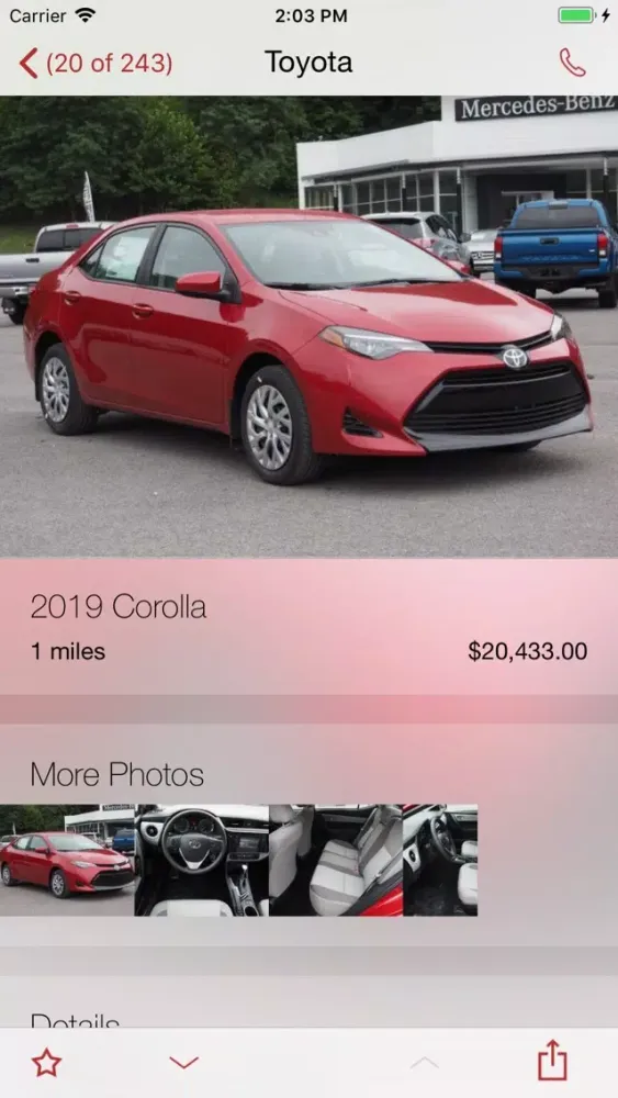 Capturas de pantalla de University Toyota DealerApp