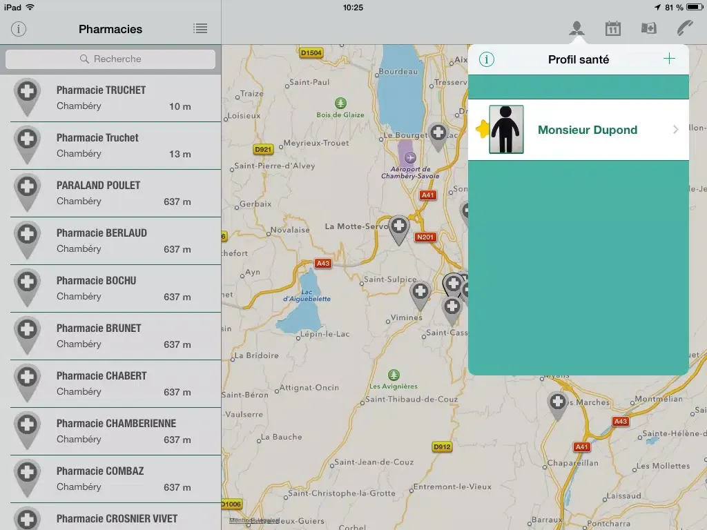 Votre Suivi Santé iPad  স্ক্রিনশট