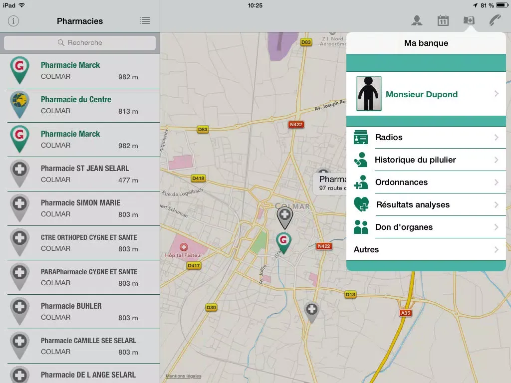 Votre Suivi Santé iPad  স্ক্রিনশট