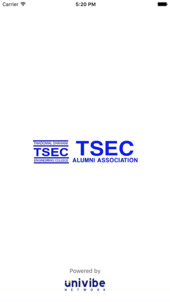 TSEC Alumni Screenshots