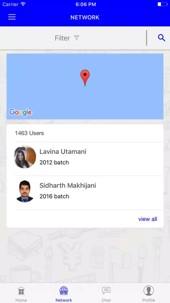TSEC Alumni Screenshots