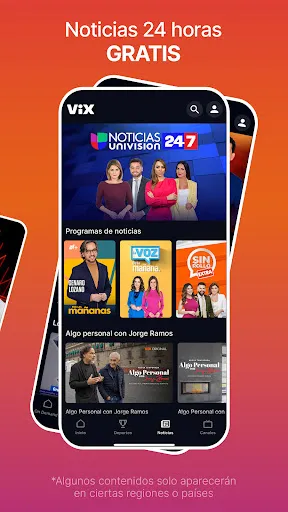 Captures d'écran de ViX: TV, Deportes y Noticias