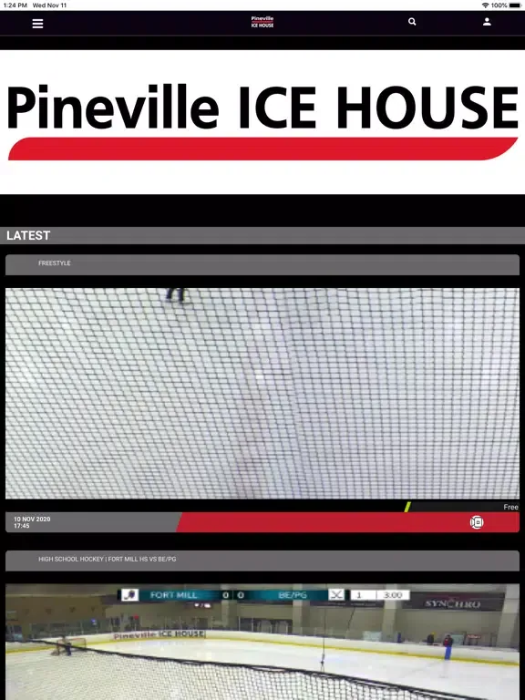 Pinevilleice TV iPad 應用截圖