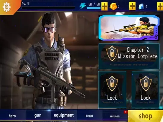 Capturas de pantalla de Shooting Strike: Endless War iPad 