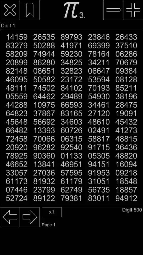 Memorize Pi Digits Screenshots