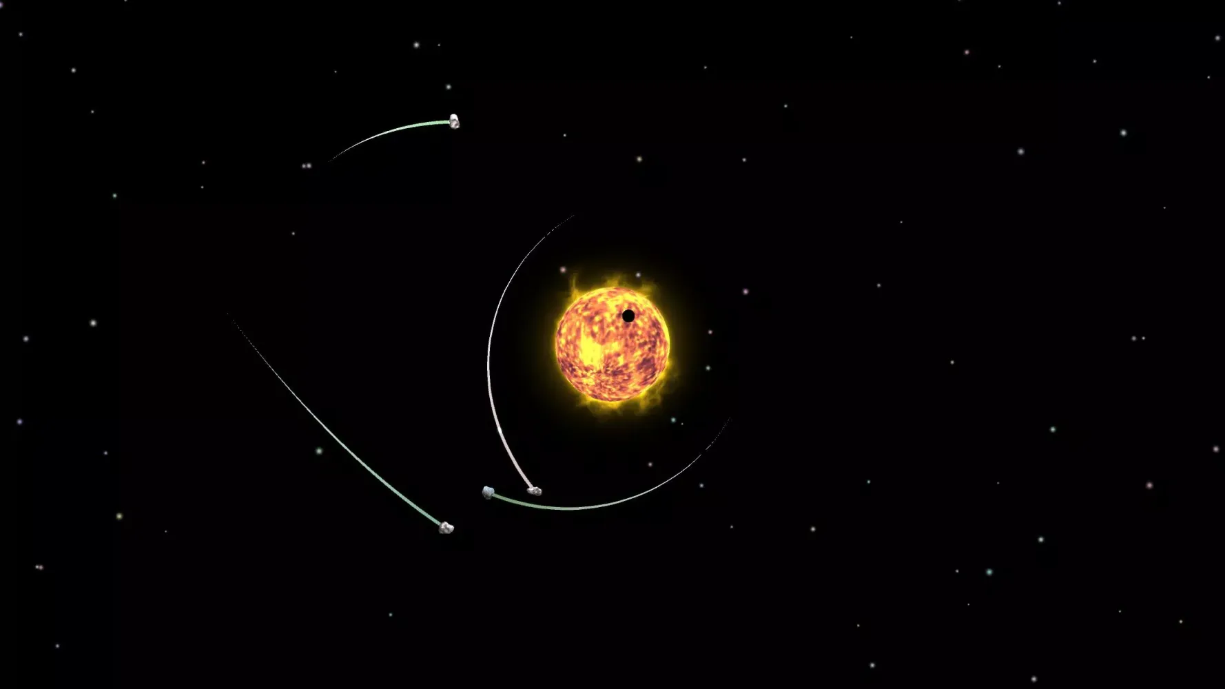 Planet Gravity - Newton's law Screenshots
