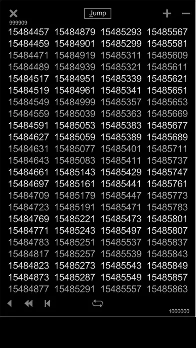 Tangkapan skrin Memorize Prime Numbers