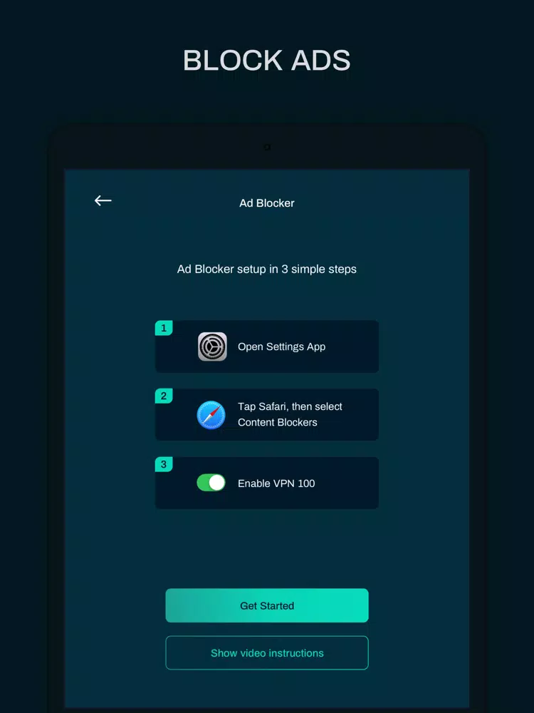 تصاویر VPN 100. Anonymous Browser iPad 