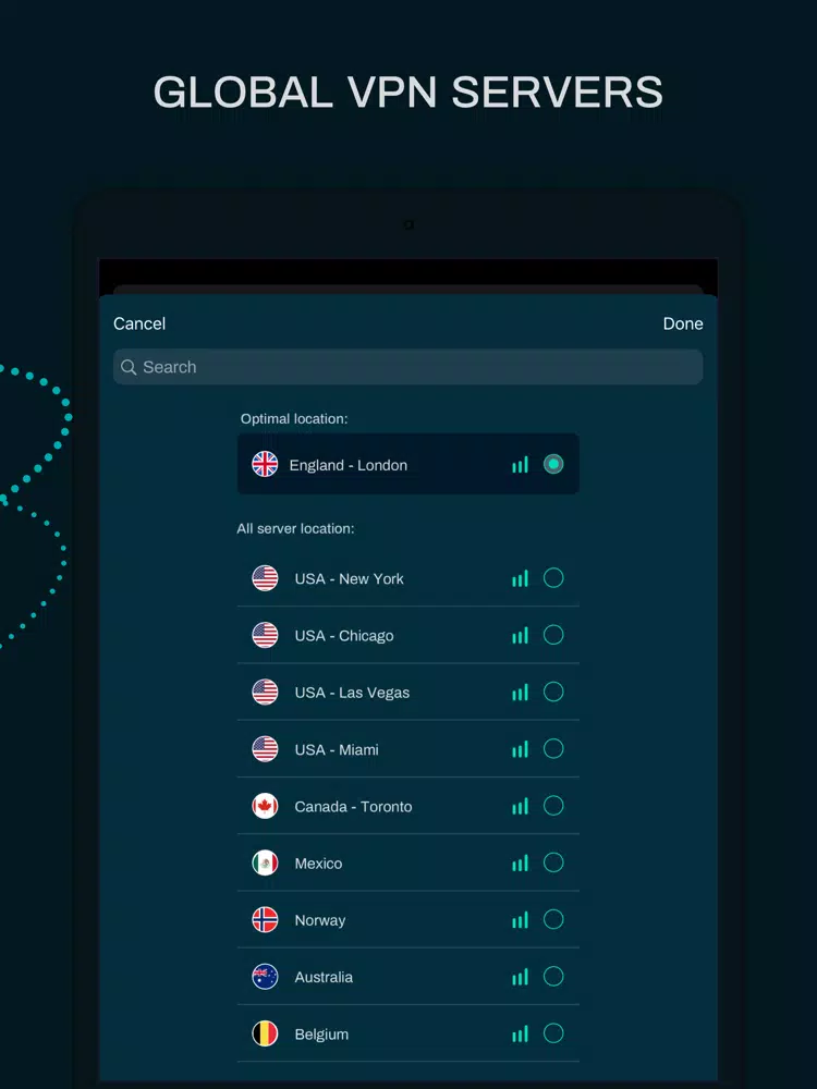 تصاویر VPN 100. Anonymous Browser iPad 