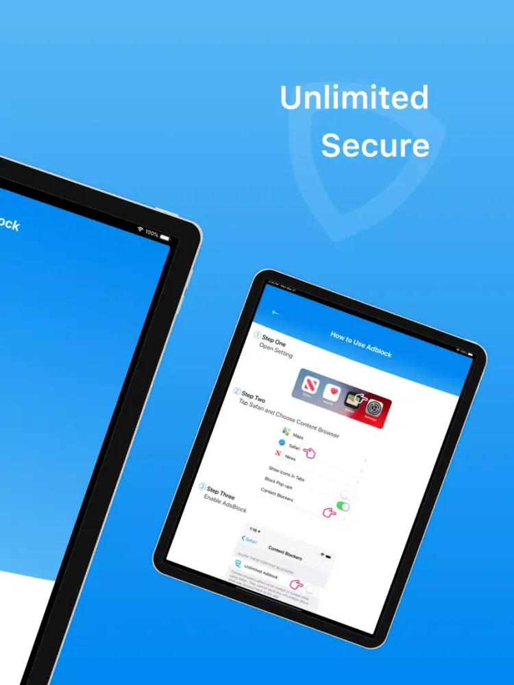 天行·Unlimited Green 极速Adblock iPad  Screenshots
