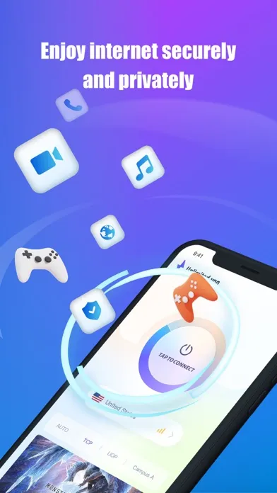 ภาพหน้าจอของ VPN Super: Unlimited Proxy