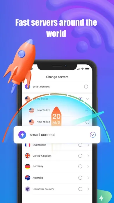 ภาพหน้าจอของ VPN Super: Unlimited Proxy